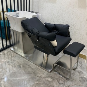 Hot Sale Beauty Wholesale Salon Furniture Shampoo <b>Bed</b> Washing Hair Chair Electrical Leg-rest Ceramic Backwash Neck Pillow - Product Image 1