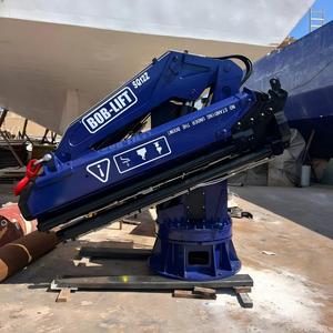 Grúa Marina de 8T, 10T y 12 Toneladas con Certificación CE ISO para Reparación de Barcos, Elevación en Muelles, Grúa de Plataforma con Brazo Articulado de 12000 kg - Product Image 1