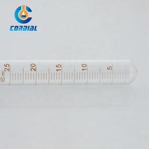 Yüksek kalite laboratuvar cam eşyaları borosilikat 3.3 cam akrilik test tüpü mikser ölçeği ile 50ml test tüpü standı - Product Image 5