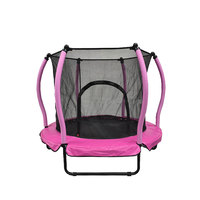 Trampolino per Bambini Zoshine 55 Pollici, Trampolino da Interno per Uso Domestico, Mini Trampolino per Fitness con Rete di Sicurezza
