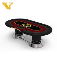 Table de cartes à jouer YH 104 pouces Table de poker Texas Hold'em