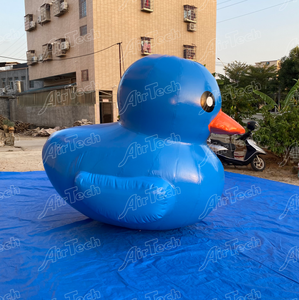 आउटडोर कस्टम इंफ्लेटेबल प्रचार के लिए पशु कार्टून विशाल inflatable पीले या नीले बतख - Product Image 5