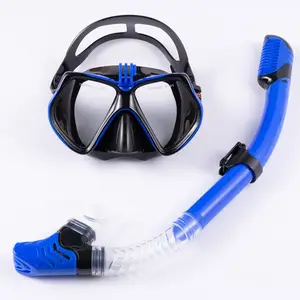 Flash Sale Clearance Adult Float Diving Swimming Goggles Mask Foldable Silicone Comfort Breathing Tube Snorkeling Set Glass
