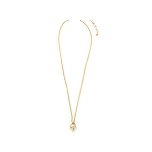 Collier en acier inoxydable avec diamants pour femmes, bijoux à la mode, 12 pièces, pendentifs à longue chaîne en acier doré - Product Image 2