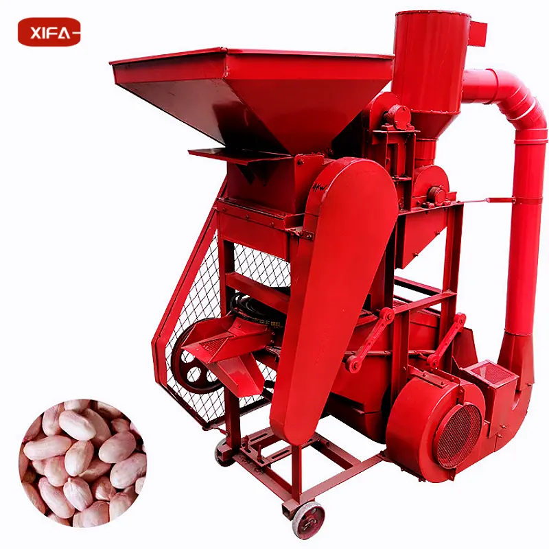 Mesin penyembur kacang output besar tanpa merusak mesin penyembur mantel biji bebas debu