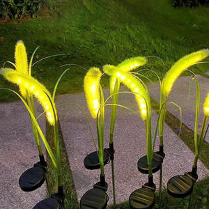 Lámpara <span class=keywords><strong>Solar</strong></span> LED para Exteriores, Impermeable, con Simulación de Setaria Viridis, Lámpara Decorativa para Jardín y Césped - Product Image 4