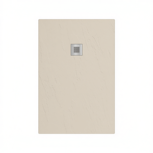 Receveur de douche rectangulaire Estasi 90 x 130 cm avec drain de sol en béton inclus - Product Image 3