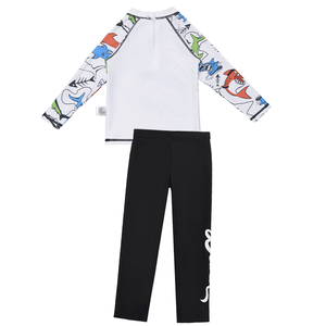 <span class=keywords><strong>Maillot</strong></span> <span class=keywords><strong>de</strong></span> <span class=keywords><strong>bain</strong></span> 3 pièces à manches longues pour bébé, pantalon <span class=keywords><strong>de</strong></span> <span class=keywords><strong>bain</strong></span> flottant pour garçons et filles - Product Image 2