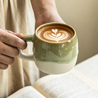 Mug en céramique personnalisé avec nom, tasse à café artisanale émaillée, mug en grès gravé sur mesure pour la famille et les amis