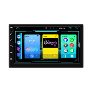 Pemutar radio mobil, radio mobil Universal, pemutar dvd Mobil audio wifi, navigasi gps 4-core DSP Q96 BT5.0, 2 din, 7 inci