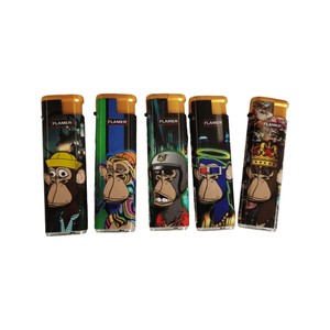 Encendedor <span class=keywords><strong>de</strong></span> Cigarrillos Eléctrico Briquet Personalizado con Adhesivo Completo, Llama <span class=keywords><strong>de</strong></span> Chorro o Resistente al Viento, Recargable con Gas - Product Image 1