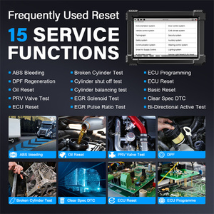 Máy quét Xe Tải Hạng Nặng ancel X7 HD toàn bộ hệ thống x7hd 12V 24V dầu DPF REGEN ECU đặt lại pin công cụ Chẩn đoán xe tải OBD2 - Product Image 6