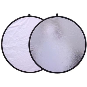 30cm réflecteur 2 en 1 pliable argenté <span class=keywords><strong>doré</strong></span> Studio appareil photo Flash Photo disque diffuseurs réflecteur photographie - Product Image 2