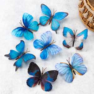 Fleurs artificielles en soie papillon style Instagram, accessoire photo vintage fait main, accessoire pour cheveux, décoration murale florale DIY - Product Image 5