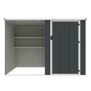 Cobertizo Metálico <span class=keywords><strong>de</strong></span> Fábrica EF0804-H162, Cobertizo <span class=keywords><strong>de</strong></span> Jardín, Cobertizo para Herramientas <span class=keywords><strong>de</strong></span> Exterior, Almacenamiento para Patio Trasero, Soporte para Leña, Cobertizo Utilitario - Product Image 6