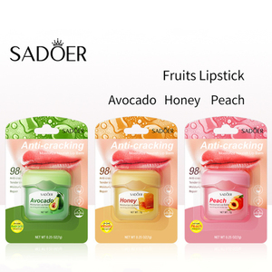 <span class=keywords><strong>Baume</strong></span> à lèvres hydratant SADOER au miel, pêche et avocat, masque nourrissant pour des lèvres roses et douces, avec des contenants uniques pour <span class=keywords><strong>baume</strong></span> à lèvres - Product Image 3