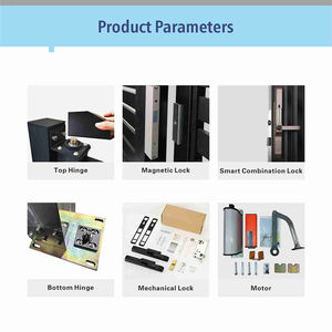 Portail agricole robuste en acier galvanisé avec loquet et treillis métallique pour enclos de bétail - Product Image 6