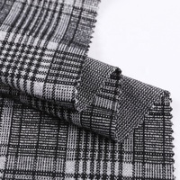 Tissu jacquard personnalisé pour uniforme scolaire, prix d'usine en Chine, échantillon gratuit, vente en gros, tissu et tissus pour costumes