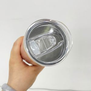 Sublimation Shiny Rosy 20Oz 30Oz Flip Straw Water Bottles With <b>Mirror</b> Gold Plated Underneath for Laser Engraving - Product Image 2
