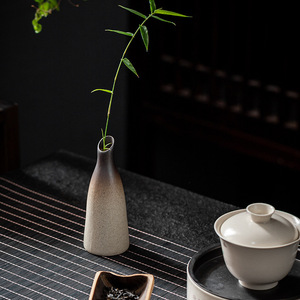 Vase <span class=keywords><strong>de</strong></span> <span class=keywords><strong>poterie</strong></span> grossière fait main chinois rétro décoration chic Vases en terre cuite en céramique pour la maison - Product Image 6