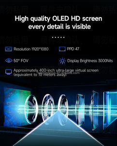 Occhiali <span class=keywords><strong>AR</strong></span> V50 con Frequenza di Aggiornamento 900Hz, 3D 4K, per Film, <span class=keywords><strong>AR</strong></span>/VR, Realtà Aumentata Intelligente, MicroLED 1920*1080 - Product Image 5