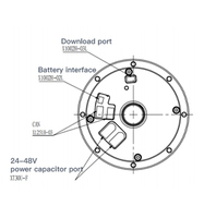 Motor Servo Modular Robótico Armónico con Estructura Hueca, Motor de CC sin Escobillas de 48v para Humanoides con IA