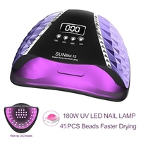 Lampe à ongles professionnelle UV Light Tech Supplies Gel Polish pour Salon de manucure Sèche-linge Art Manucure Automatique UV Led Lampe à ongles