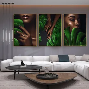 Affiche photo de femmes africaines et rythme de la main Bracelet bijoux toile peinture Art mural