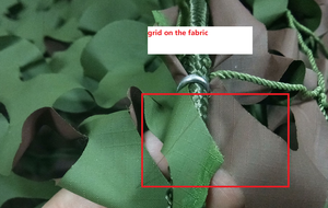 Red camufladh rojo <span class=keywords><strong>hojas</strong></span> 3D Red de camuflaje Color marrón verde con clips de metal - Product Image 6