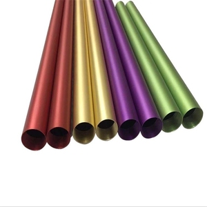 Tuyau anodisé de haute qualité 6061 6063 T6 noir rouge blanc bleu couleur <span class=keywords><strong>Tube</strong></span> en aluminium tuyau en alliage d'aluminium - Product Image 1