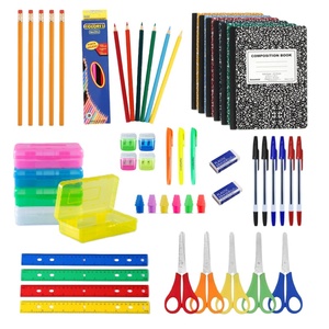 Vente en gros d'ensemble de fournitures scolaires et de bureau kit de papeterie ensemble de retour à l'école couleurs assorties vente en gros <span class=keywords><strong>pour</strong></span> les étudiants enseignants - Product Image 6