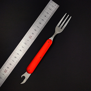 Set di Posate da Campeggio Staccabili, Kit Multiuso con Cucchiaio, Forchetta, Coltello e Apribottiglie, Posate Pieghevoli Portatili per Viaggi ed Escursioni - Product Image 6