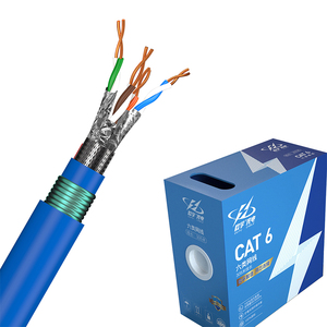 Factory OEM <span class=keywords><strong>Cat</strong></span> 5e 5 6A 6 7 rete per interni/esterni cavo Ethernet LAN cavi di comunicazione SFTP UTP FTP - Product Image 2