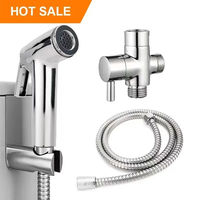Douchette bidet portable moderne en PP pour femmes, à deux niveaux, sans pression, pour les toilettes de la salle de bain à domicile