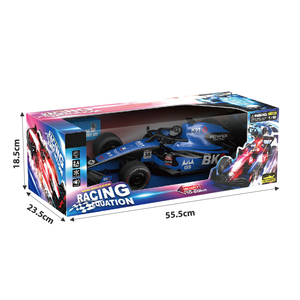 Voiture de course RC de formule <span class=keywords><strong>1</strong></span> à grande échelle <span class=keywords><strong>1</strong></span>:8 2,4 GHz avec lumières dynamiques, musique et sons simulés pour une expérience de course ultime à grande vitesse - Product Image 6