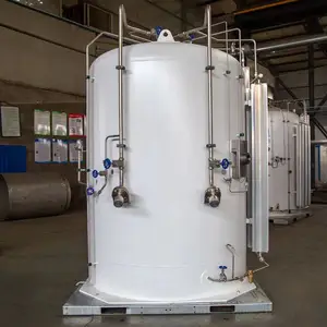 Tanque microbulk de nitrógeno líquido criogénico Vertical de 5000L personalizado de fábrica de China