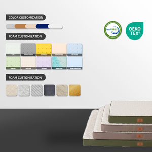 Umweltfreundliche Orthopädische Memory-Foam Hundebett-Matte Katzenbett mit Wasserdichtem Abnehmbarem Bezug Waschbar und Reisefreundlich - Product Image 5