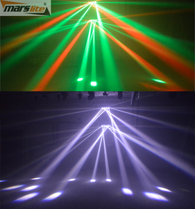 Marslite Stage <span class=keywords><strong>LED</strong></span> Quad Roller 4*10W RGBW 4 en 1 Scan Beam Lighting pour les soirées en boîte de nuit, équipement de DJ - Product Image 2