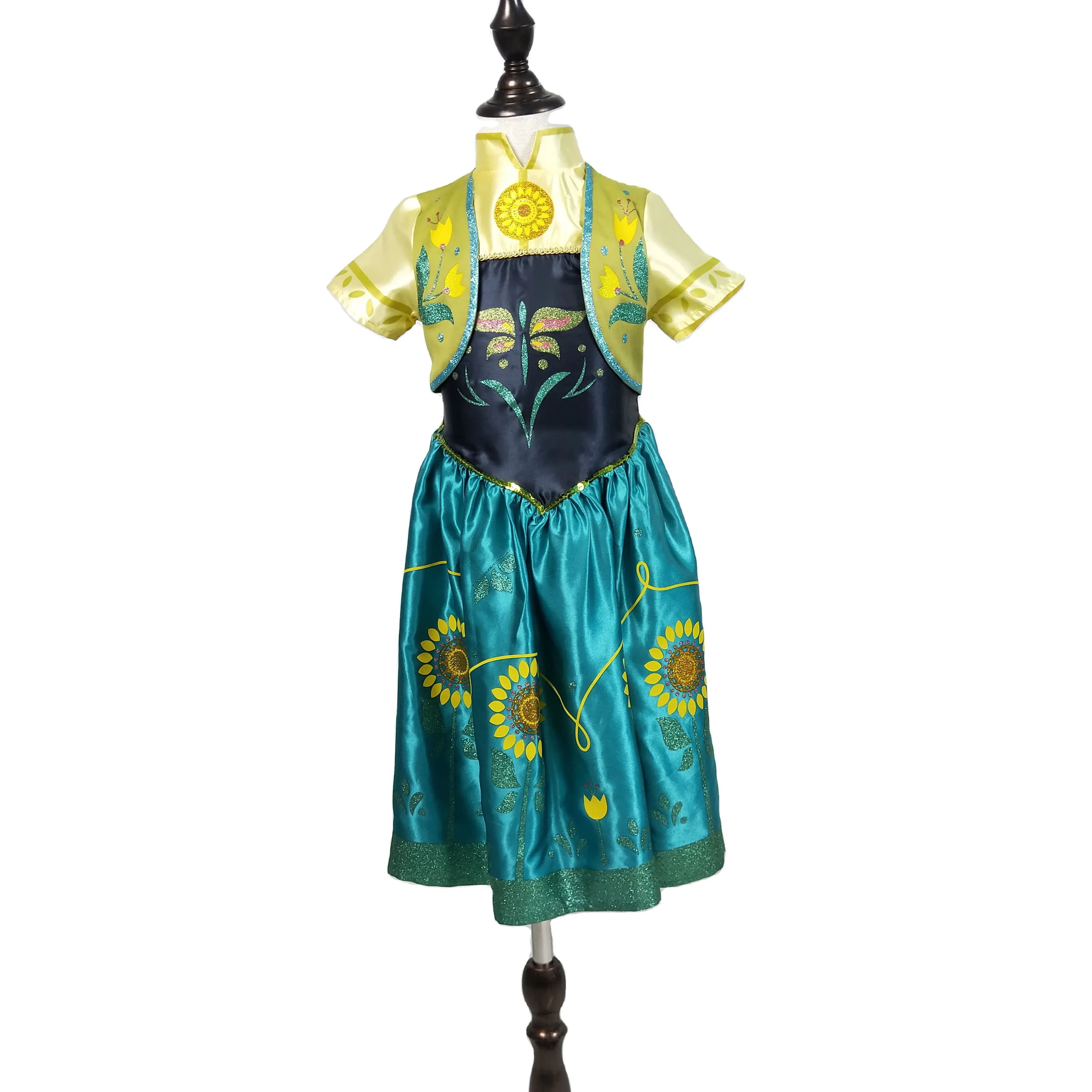 새로운 디자인 할로윈 공주 드레스 어린이 의상 5 10 년
