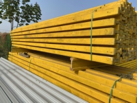 Poutre de coffrage en bois H20 en bouleau et épicéa moderne, largement utilisée pour la construction de murs, de colonnes et de dalles de plancher