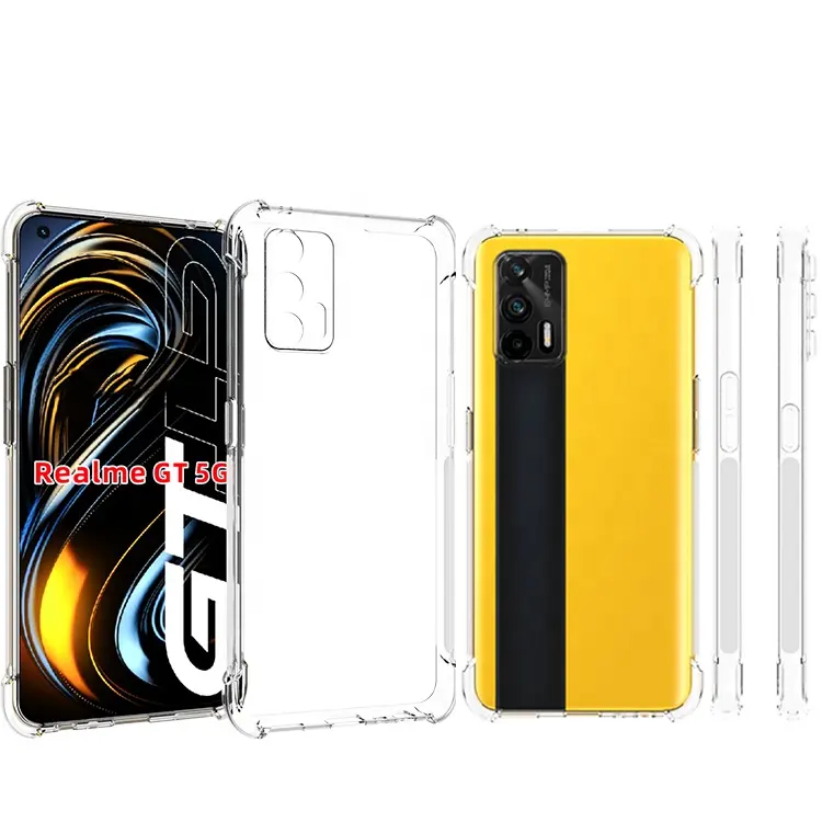 For Oppo Realme GT 2 Explorer Master Edition 5G Clear Soft Tpu Shockproof Case Back Cover