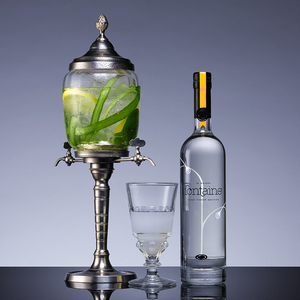 Fontaine à <span class=keywords><strong>Absinthe</strong></span> en Verre Borosilicate, Distributeur de Boissons Froides, Carafe à Vin en Verre Cristal - Product Image 6