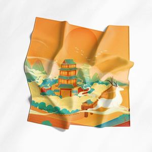 Pañuelos de Seda para Mujer, Elegantes Pañuelos de Seda para la Cabeza, Pañuelos de Seda Personalizados, Servicio de Etiquetado Privado para Distribuidores Globales - Product Image 4