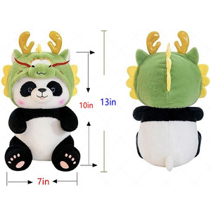 B005 Venta al por mayor Panda Peluches Felpa Adorables Compañeros Super Suave Panda <span class=keywords><strong>de</strong></span> dibujos animados Abrazar Almohadas Regalos Niño Bebé <span class=keywords><strong>Reborn</strong></span> - Product Image 4
