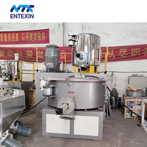 Mezclador de alta velocidad de PVC de plástico de China Mezclador caliente y de enfriamiento Mezclador de composición de PVC de alta velocidad de plástico Máquina mezcladora