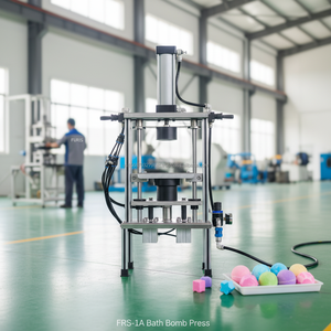 เครื่องกดทำบาธบอมแบบแมนนวล CNC พร้อมแม่พิมพ์เปลี่ยนได้ ขับเคลื่อนด้วยมอเตอร์ สำหรับทำบาธบอมรูปทรงลูกบอลและหัวใจตามสั่ง - Product Image 2
