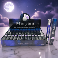 Parfum en Spray 35ml Unisexe, Flacon Slim Bleu Saphir, Boîte de Présentation, Anniversaire, Soirée Romantique, Dîner, Arôme Envoûtant
