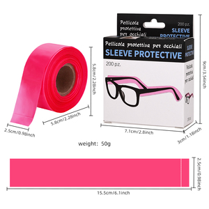 Coprilenti Protettivi Monouso Rossi 200 Pezzi/Scatola per Barbieri e Saloni, Accessori per Parrucchieri - Product Image 5