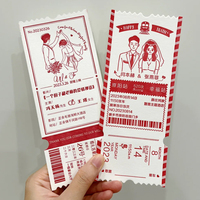 Personnalisation de billets d'événements de haute qualité, de billets de mariage, de billets de concert et impression de billets personnalisés professionnels