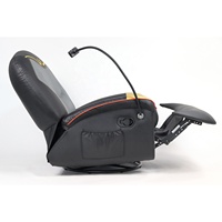 Chaise de jeu de luxe pas chère avec support pour téléphone Singe Design Style loisirs Siège inclinable Canapé paresseux Repose-pieds manuel Chargement USB